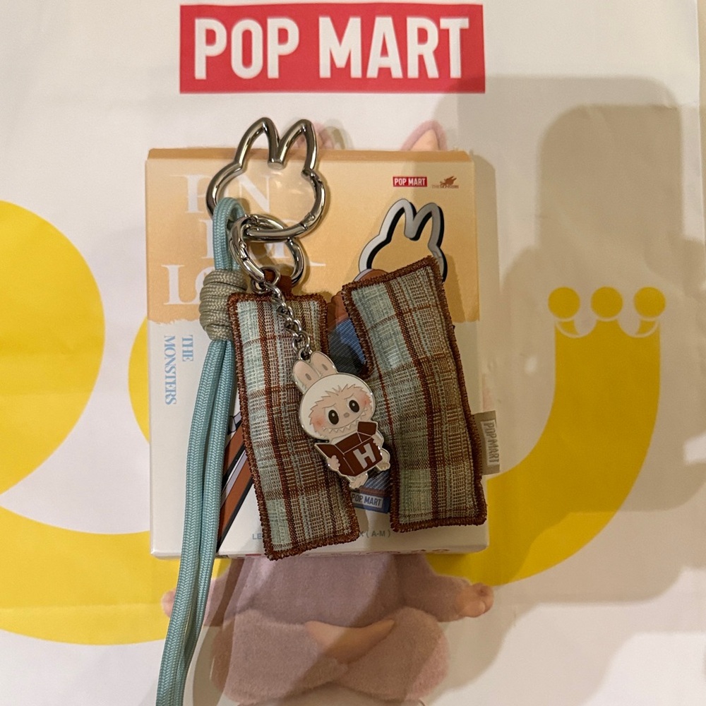 Labubu Pin for Love - Letter H Pendant